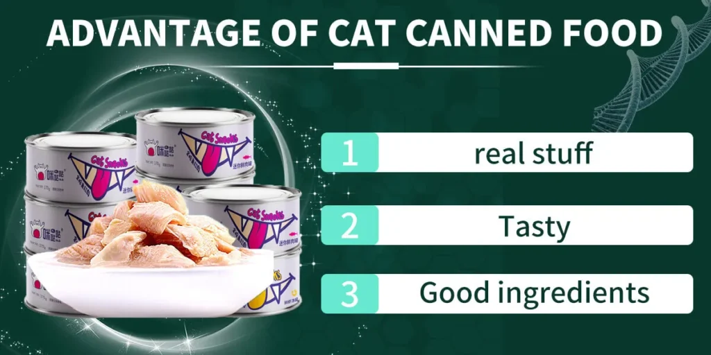 Advantage of cat canned food
