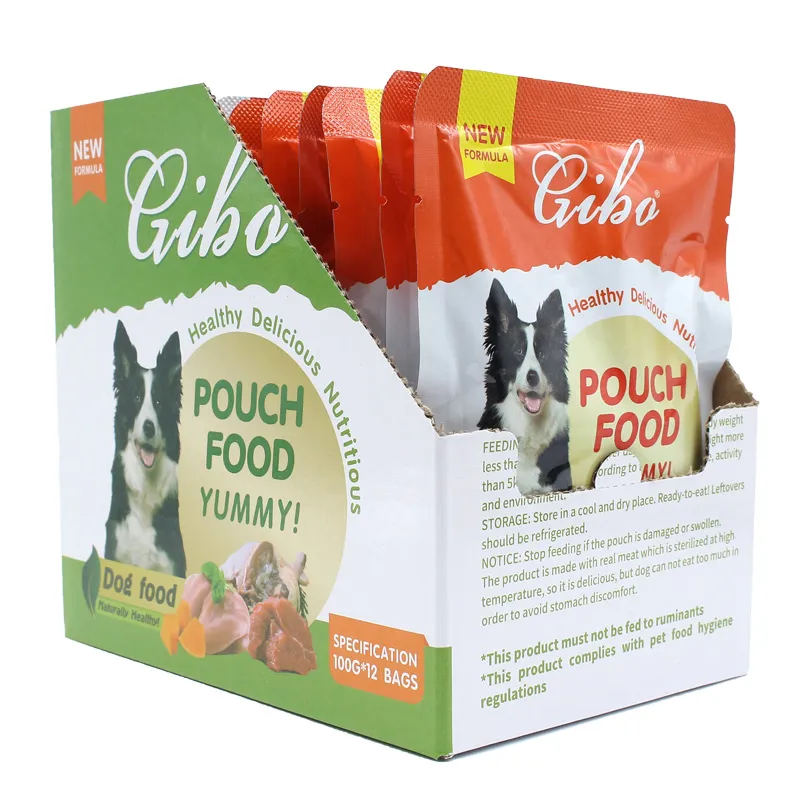 Chicken Flavor Dog Pouch Food 6