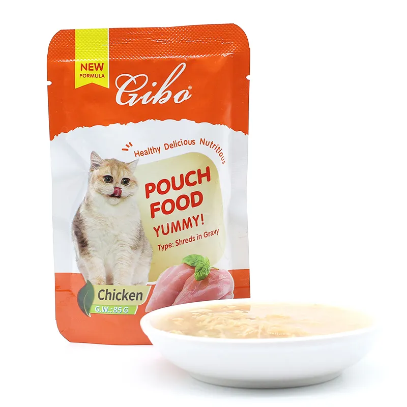 Chicken in Gravy Cat Pouch Food 4