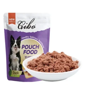 Duck Flavor Dog Pouch Food