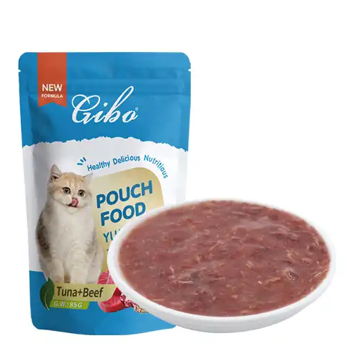 Tuna&Beef Cat Pouch Food