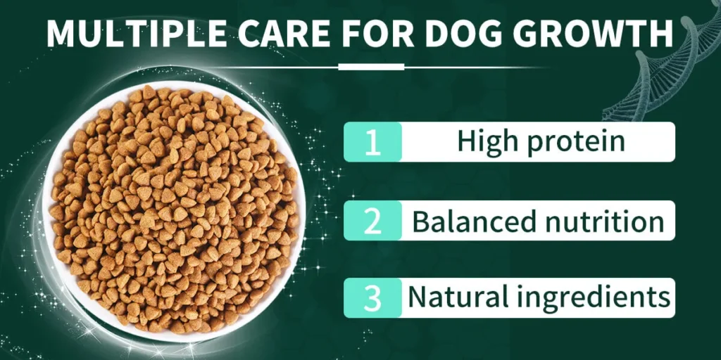 multiple care for dog growth